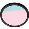 Xiuganpo FOTGA Filtro UV IR per DSLR, Filtro UV a Infrarossi con Design del Telaio in Alluminio, Adatto per Spiaggia e Montagna, Taglio UV-IR in Alluminio (52 mm)