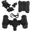 Generic Modello fittizio tattico AN/PVS31 NVG supporto casco base adattatore presa visore notturno binocolo non funzionale oggetto scena(Black)