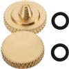 POPETPOP Pulsante di Scatto in Metallo e Plastico Oro per Fotocamera Compatibile Micro 4/3 Rilascio Morbido e Fotocamere a Pellicola, Adatto per Ritratti e Paesaggi