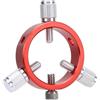 Plyisty Anello Per Cannocchiale Guida, Diametro Interno 40 Mm, Con Vite M6 E Vite Da 1/4 Di Pollice, In Lega Di Alluminio, Per Tubi Di Telescopio O Cercatori Da 20 A 40 Mm
