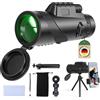 YONHESHI Telescopio monoculare 12 x 50 HD, BAK4 Prisma & FMC temperato, leggero e maneggevole con supporto per smartphone, per birdwatching, caccia, escursioni, concerti, campeggio