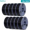 SUNLU 10KG/22LBS PLA META PLAPLUS PETG Matte SILK ABS 1.75mm filamento