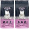 by Amazon Amazon Lettiera per Gatti Premium in Bentonite, Profumazione al Talco, 10L (Confezione da 2) (in Precedenza Un Marchio Lifelong, Stesso Prodotto)