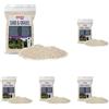 Amtra Quarzo bianco Avorio - Sabbia per acquari al quarzo bianco fine, per acqua dolce o salata, grani 1-3mm, Quantità 2 KG (Confezione da 5)