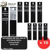 Mitsubishi Uni SXR-200-05 Jetstream ricariche inchiostro nero 10 pezzi 0,5 mm...