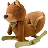 MIBB Dondolo per Bambini in Legno Peluche a forma di Orso - Rocky