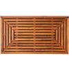 Bare Decor Giza Doccia, Spa, Zerbino in Legno di Teak Massello, 91,4 x 50,8 cm