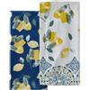 SKL Home Strofinaccio (confezione da 2), Cotone, Medaglione Limone