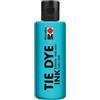 Marabu TIE DYE INK vernice batik nei Caraibi, 80 ml di vernice a base d'acqua, vegana, luminosa per tessuti chiari con max. 20% fibre sintetiche, 17300004091