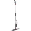 Dirt Devil Spruzzatore - mocio girevole a 360° - incluso panno - bottiglia di ricarica 640 ML - per uso umido e secco - plastica - grigio