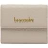 BRACCIALINI Basic Portafoglio Corto con bottone Taglia Unica B18704 GRIGIO (707)