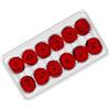 ZUNOXAZ 12 Pezzi Rosa Stabilizzata Bouquet Decorazione Di Nozze Fiore Immortale Rosso Piccolo Regalo Per Casa E Festa Fiore Conservato Per Atmosfera Romantica