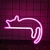 YUANYUYING Insegna al neon a forma di gatto, luce al neon con alimentazione USB/luce decorativa a LED, decorazione da parete per decorare la stanza (pink)