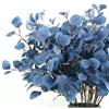 Derefine Steli di Eucalipto Artificiale Rami di Eucalipto Finti Blu Foglie di Mele Simulate Guida Stradale di Nozze di Eucalipto Piante Simulate Fiori Finti Fiori Decorativi per la Casa
