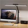 Honeywell HJ1BK Sunturalux Lampada da scrivania a LED con base, lampada da scrivania per casa e ufficio, 1200 lm, 4 modalità di colore, oscuramento continuo, luce da scrivania con timer, colore nero