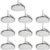 Hondony 10PC 200W Faretto LED UFO, Bianco freddo 6500K 20000lm,Lampada Officina Super Luminose Bianco Freddo, IP65, Lampada LED per Garage, Magazzini, Fabbrica, Stadio Coperto