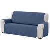 CASAbella Copridivano e copripoltrona Trapuntato Double Face, Salvadivano da 1 a 4 posti, 4 Colori. Mod. KIRA (NOVITA' Blu/Ghiaccio WATERPROOF, poltrona (cm 60x210))