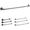 Natural Goods Berlin Appendiabiti da Muro Pipe GARD Wall | Montaggio a Parete Semplice | Appendiabiti da Parete Design Industriale | Metallo | Guardaroba Fai-da-te in Ghisa | 6x120 cm