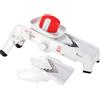 Tupperware a12109598 Cucina Star Mando Chef Professionale Grattugia/Affettaverdure, Plastica, Bianco/Rosso, 35 x 18 x 10 cm, 3 unità