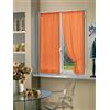 Home Collection TCBUC118/150 Tendina Coppia Boucle, Poliestere, Arancio, 70 x 150 cm, 2 Unità
