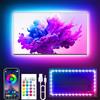 Tyute Retroilluminazione LED TV per 40-65 pollici, striscia LED RGB LED TV luci con musica Sync, app Bluetooth, kit di retroilluminazione USB TV per decorazione