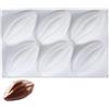Stakee Stampi in Silicone 3D a Forma di Fave di Cacao per Mousse, Stampo Antiaderente per Cioccolato, Stampo Fai Te per Torte, Caramelle E Dessert.