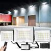 papasbox Lampada da Parete con Sensore di Movimento 200W, 20000LM Luce Bianca Fredda 6500K, IP66 Impermeabile Luce Esterna con Telecomando e Timer, Regolabile per Giardino, Garage, Balcone
