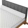 moismk Estensione/Prolunga Materasso, Riempitrice per Letto - Riempie lo Spazio tra Testiera e Materasso, Previene la Caduta dei Cuscini, per Singolo/Matrimoniale(Bianco,90x10x20cm)