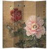 Fine Asianliving Separe Divisorio Interno Paravento giapponese orientale cinese L160xA180cm divisoria tela asiatica