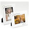 TINBOX Cornice Personalizzata Santa Cresima con Foto Nome Data | Regalo Ragazzo Ragazza Confermazione | Portafoto Legno Bianco | Stampa Made in Italy | Ricordo Religioso (Santa Cresima Classic)