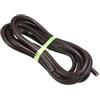PATIKIL Cordino in Pelle Intrecciata Rotonda, 7mm Cordoncino in Pelle Piatto Piegata Corda di Cuoio per Artigianato, Creazione Gioielli, Collane, Bracciali, Marrone Scuro(3ft)