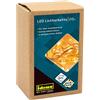 Idena 8582052 - Catena luminosa a LED con 20 LED in bianco caldo, con funzione timer 6 ore, a batteria, lunga circa 1,8 m, per uso interno, come decorazione per feste, Natale, matrimoni