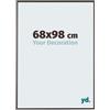 yd. Cornice 68x98 cm Antracite - Cornice in Plastica Evry | Your Decoration, Vetro acrilico antiriflesso, Montaggio a parete, Adatta per foto, poster o puzzle, Made in Holland