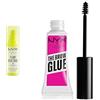 NYX Professional Makeup Plump Right Back Primer & Siero, Con Elettroliti, Formula Vegana, 30ml & The Brow Glue, Gel Trasparente per Sopracciglia Effetto Laminazione, Fino a 16 ore di Tenuta