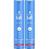 TAFT Schwarzkopf Taffettà Ultra (250 ml), grado di tenuta 4 styling, lacca per capelli per tutti i tipi di capelli, capelli rinforzati, formula vegana * (Confezione da 2)