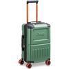 DELSEY JEEP - JH002B - Valigia rigida da cabina 55 cm x 35 cm x 23 cm - 35 L - Verde olmo