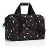 reisenthel allrounder M - Borsa da Medico Multifunzione per Viaggio, Lavoro e Tempo Libero, Multitasche con Tracolla Rimovibile, Tessuto Idrorepellente, 18 L, Fantasia a Pois