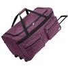 MONZANA® Borsone da Viaggio Trolley XXL 85x43x44cm con Ruote 160L Funzione Borsa Turista Manico Telescopico Bagaglio a Mano Grande Morbido in Tessuto