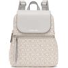 Calvin Klein Zaino da donna Reyna Signature Key Item Flap, Vaniglia/Cachi/Colomba, taglia unica