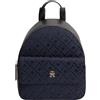 Tommy Hilfiger Zaino Donna Im Latam Jacquard AW0AW18915 Zaino, Blu, Taglia Unica
