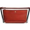 Tommy Hilfiger Th Icon, borsa da bagno da donna, in nylon, confezione da 2, AW0AW18709, altri piccoli accessori, arancione, taglia unica