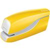 Leitz Cucitrice Elettrica, Capacità fino a 10 Fogli, Alimentazione a Batteria, Gamma WOW, 55661016, Giallo