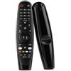 azurano telecomando Magic Remote AN-MR650A, AKB75075301 per 2017 LG Smart TV con controllo vocale, funzione mouse, pulsanti diretti per Netflix e Amazon Video