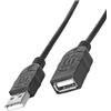 Trade Shop Traesio Cavo Usb Prolunga Maschio/Femmina Estensione Pc Desktop, 10 Metri