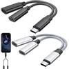Watlikeup 2 sdoppiatori USB a 2 porte, splitter USB C, 2 porte maschio a doppia femmina tipo C, cavo adattatore per ricarica, doppio adattatore di tipo C, per Xbox One, PS5, laptop