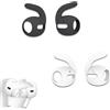 Quesuc 2 Paia Ganci Per Le Orecchie Compatibili Con Airpods Pro 2 Auricolari Antiscivolo Gommini Auricolari Accessori Compatibile Con Airpods Pro (Seconda Generazione)