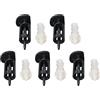 Domasvmd 10 pz/set Clip di Montaggio Per 1155 1150 1156 775 1366 Dissipatore CPU Dissipatore di Montaggio Pins Fan Fastener Push Viti Clip di Montaggio Per Socket LGA 775/1150/1155/1156/1366 CPU