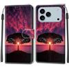 KENHONER Cover Compatibile con iPhone 17 Pro Max, Premium Pelle PU Portafoglio Flip Libro Custodia per iPhone 17 Pro Max [Protezione Completa] - Albero