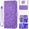 Asuwish Cover per Huawei Mate 20 Lite con Cordino e Pellicola Vetro Temperato Supporto Regolabile Pelle Portacarte Portafoglio Custodia per protettiva Hawaii Mate20 20Lite SNE-LX1 Cellulare Case Viola