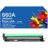 SEMTGJ Unità tamburo 660A W2004A con nuovo chip di ricambio per stampante HP Color LaserJet Enterprise M751n M751dn M776dn M776zs, alta resa 65000 pagine,660A-One Size